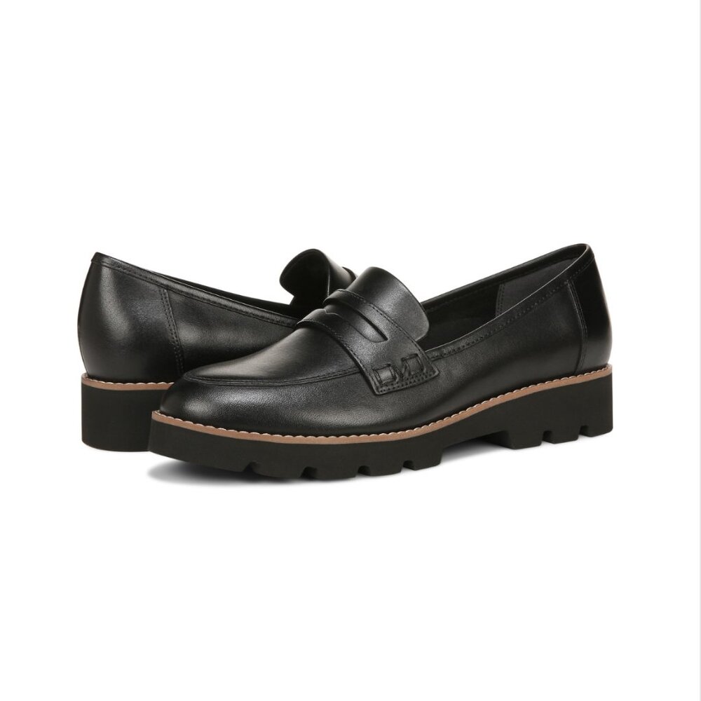 Vionic Cheryl II Black Loafers 9.5